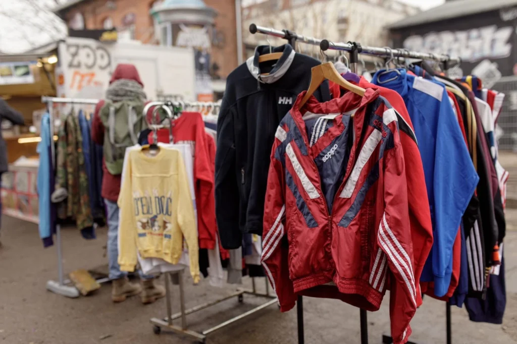 Vintage jackets at the RAW flea market